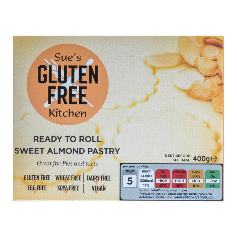 Gluten Free Kitchen Ready to Roll Sweet Almond Pastry   400g