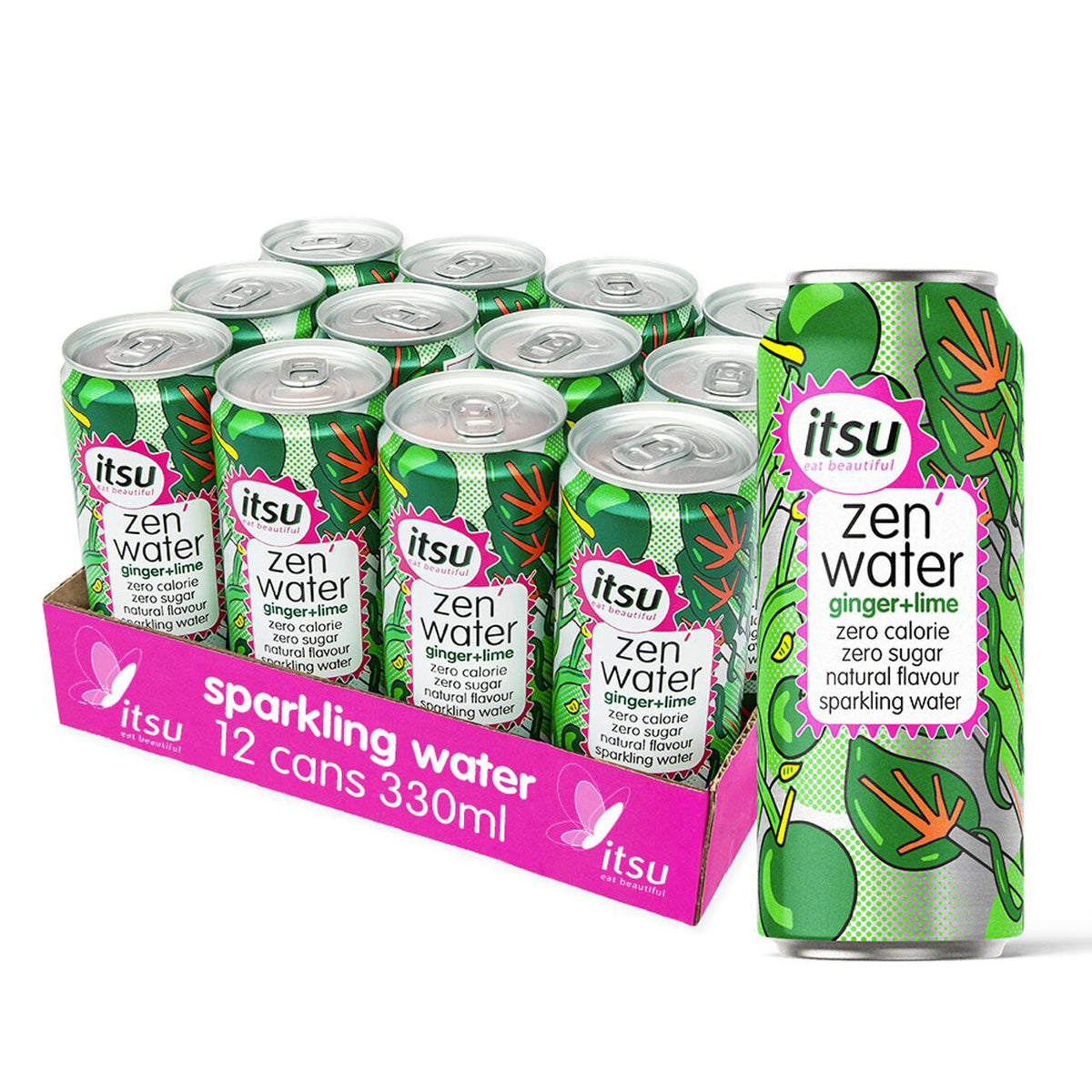 Itsu Ginger and Lime Zen Water