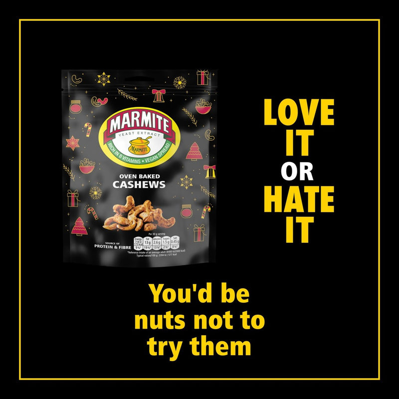 Marmite Oven Baked Cashews   90g