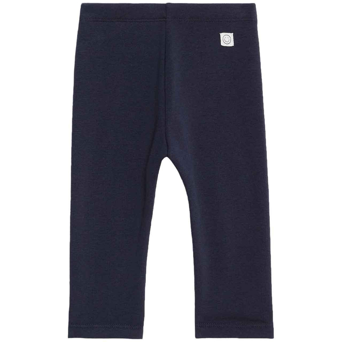 M&S Fleece Back Legging, 6-9 Months, Navy