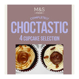 M&S 4 Chocolate & Caramel Cupcakes