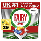 Fairy Platinum Plus Lemon Dishwasher Tablets   29 per pack