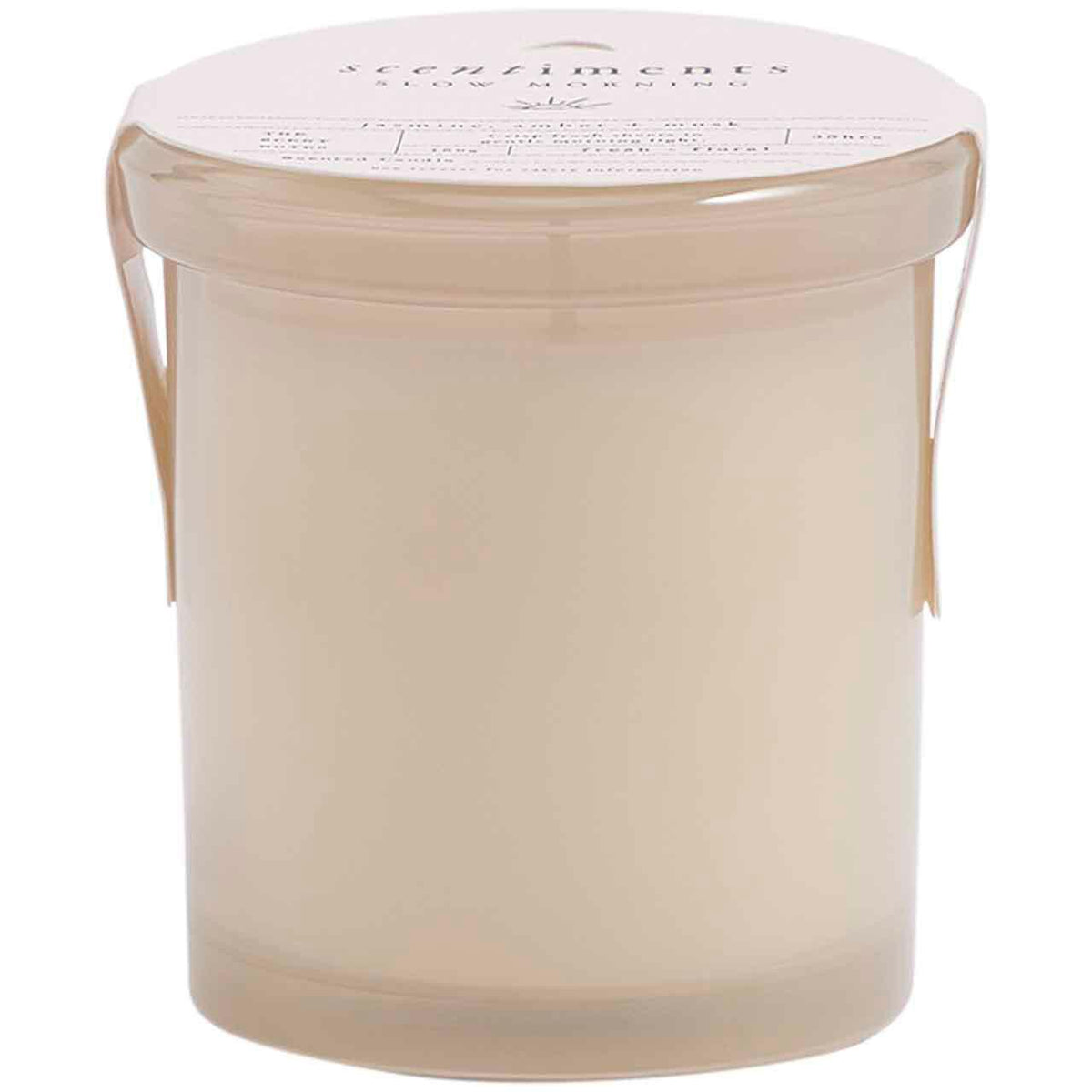 M&S Slow Morning Scented Candle, Natural