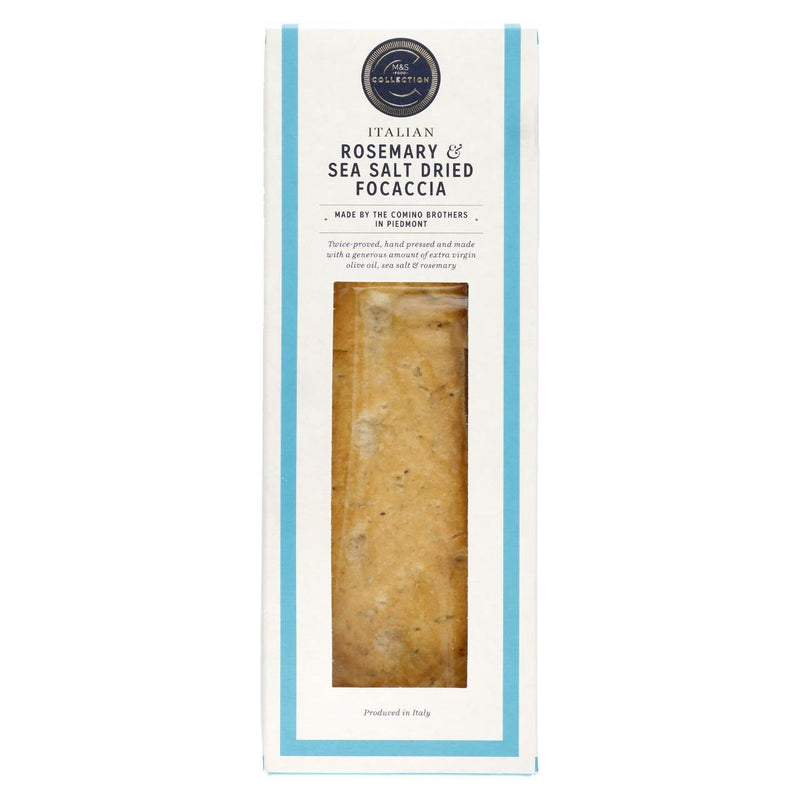 M&S Collection Rosemary & Sea Salt Dried Focaccia 200g