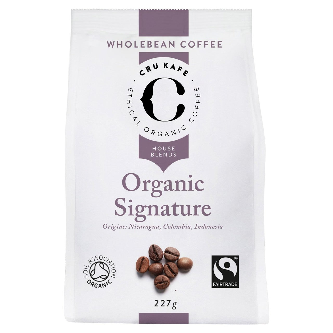 CRU Kafe organic fairtrade signature coffee beans - British product