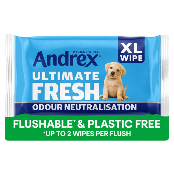 Andrex Ultimate Fresh Flushable XL Hygiene Wipes