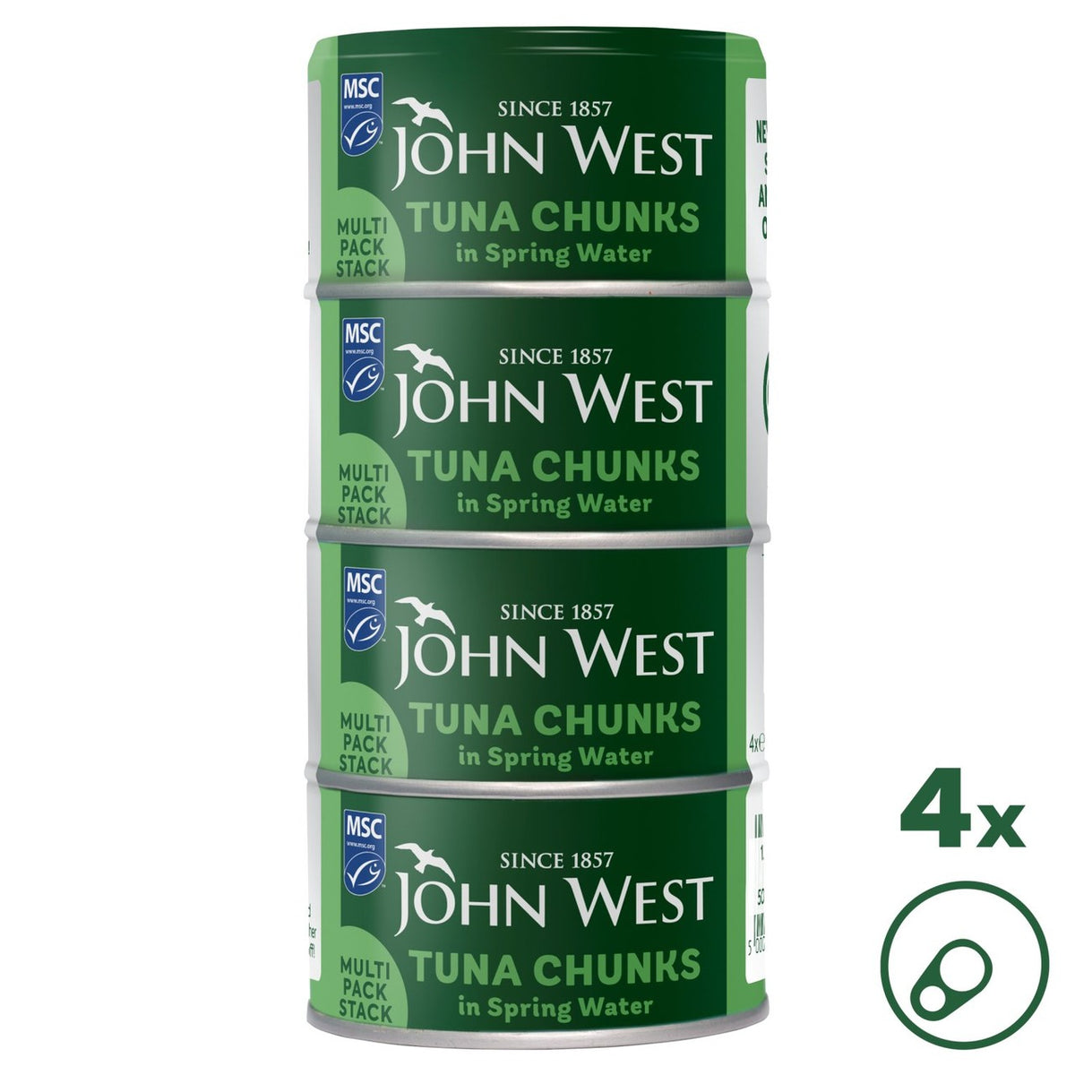 John West Tuna Chunks in Spring Water MSC