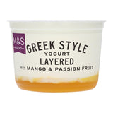 M&S Greek Style Yogurt Layered with Mango & Passion Fruit