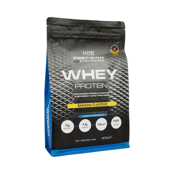 H&B Precision Engineered Whey Protein Powder Banana