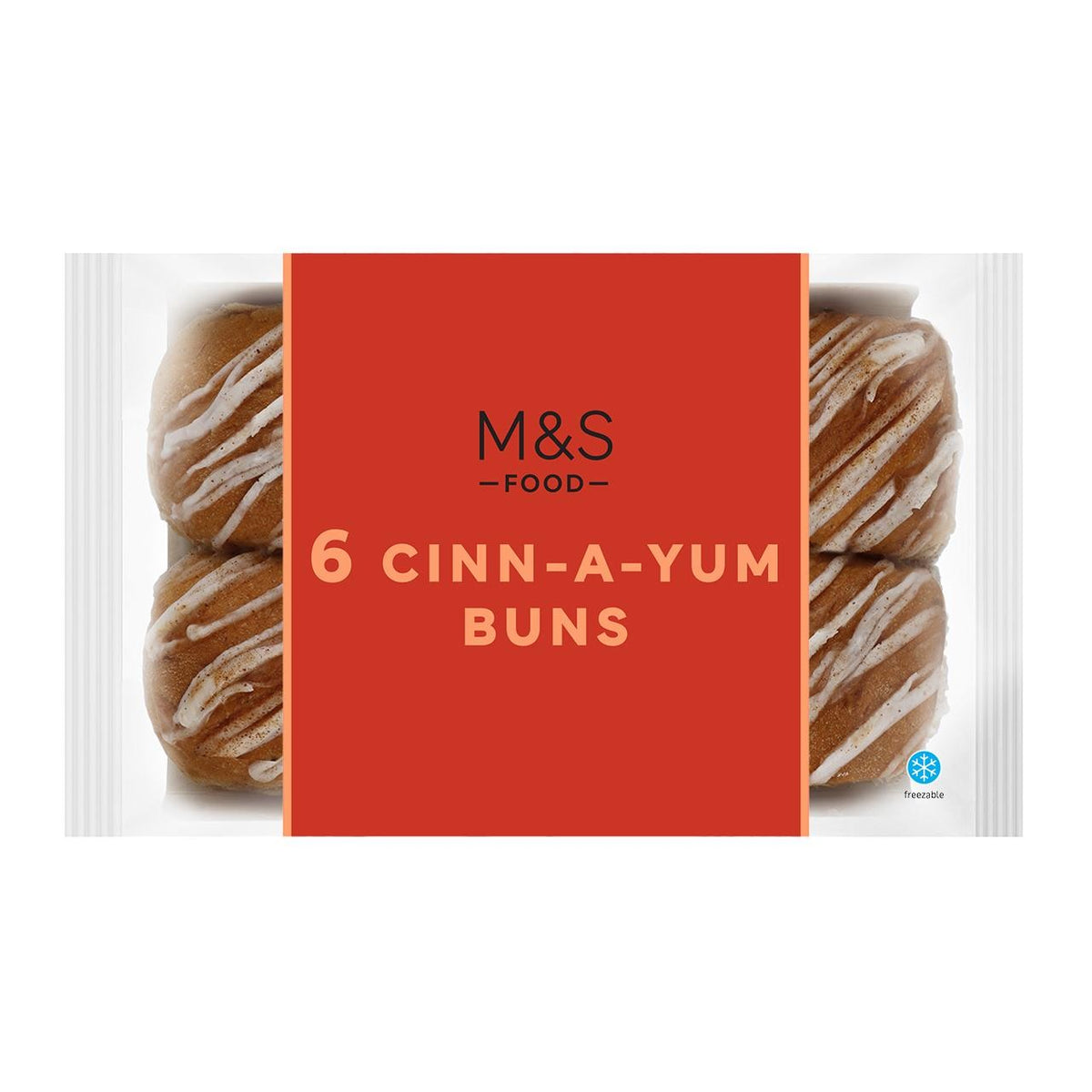 M&S 6 Cinn-a-yum buns
