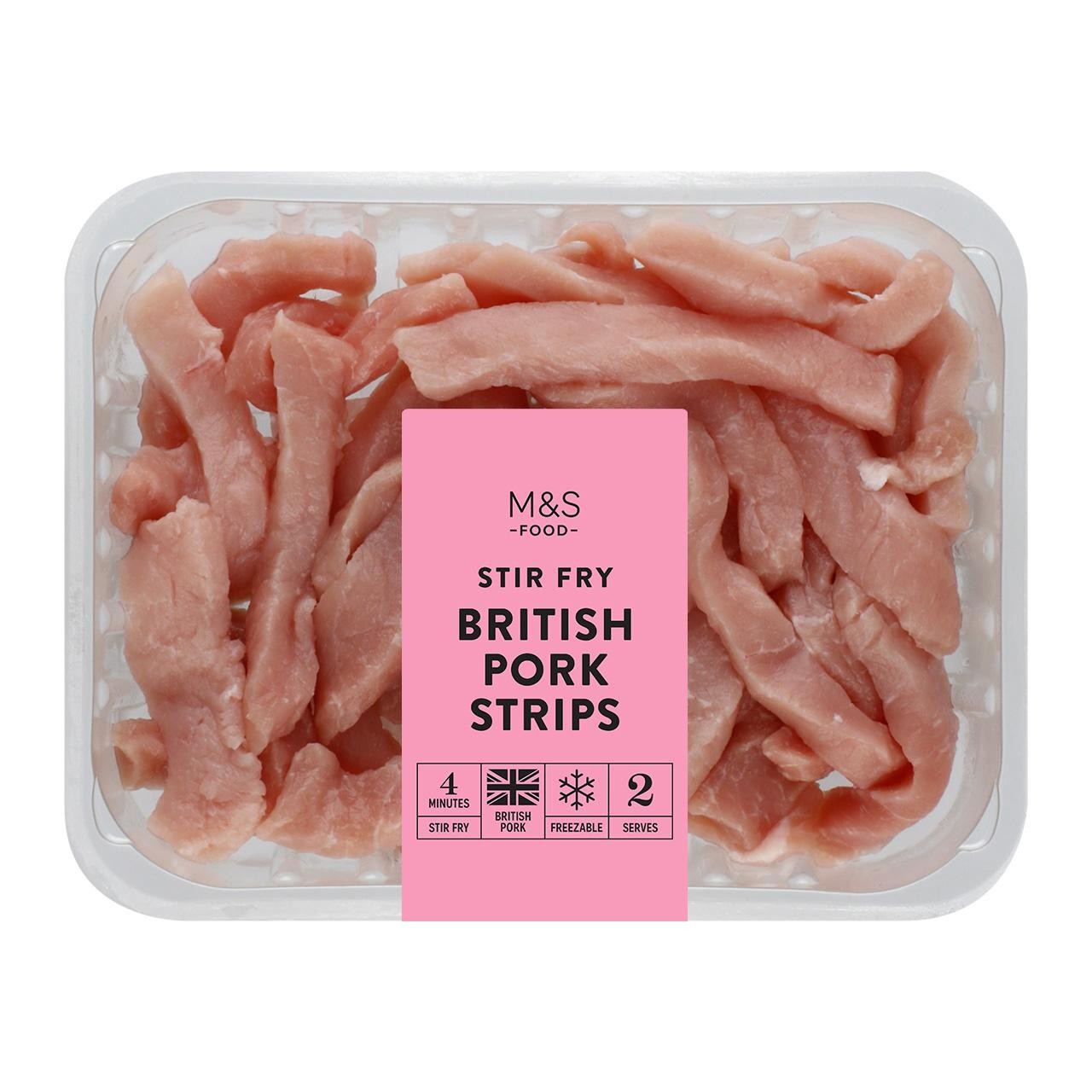 M&S British Outdoor Bred Pork Stir Fry Strips