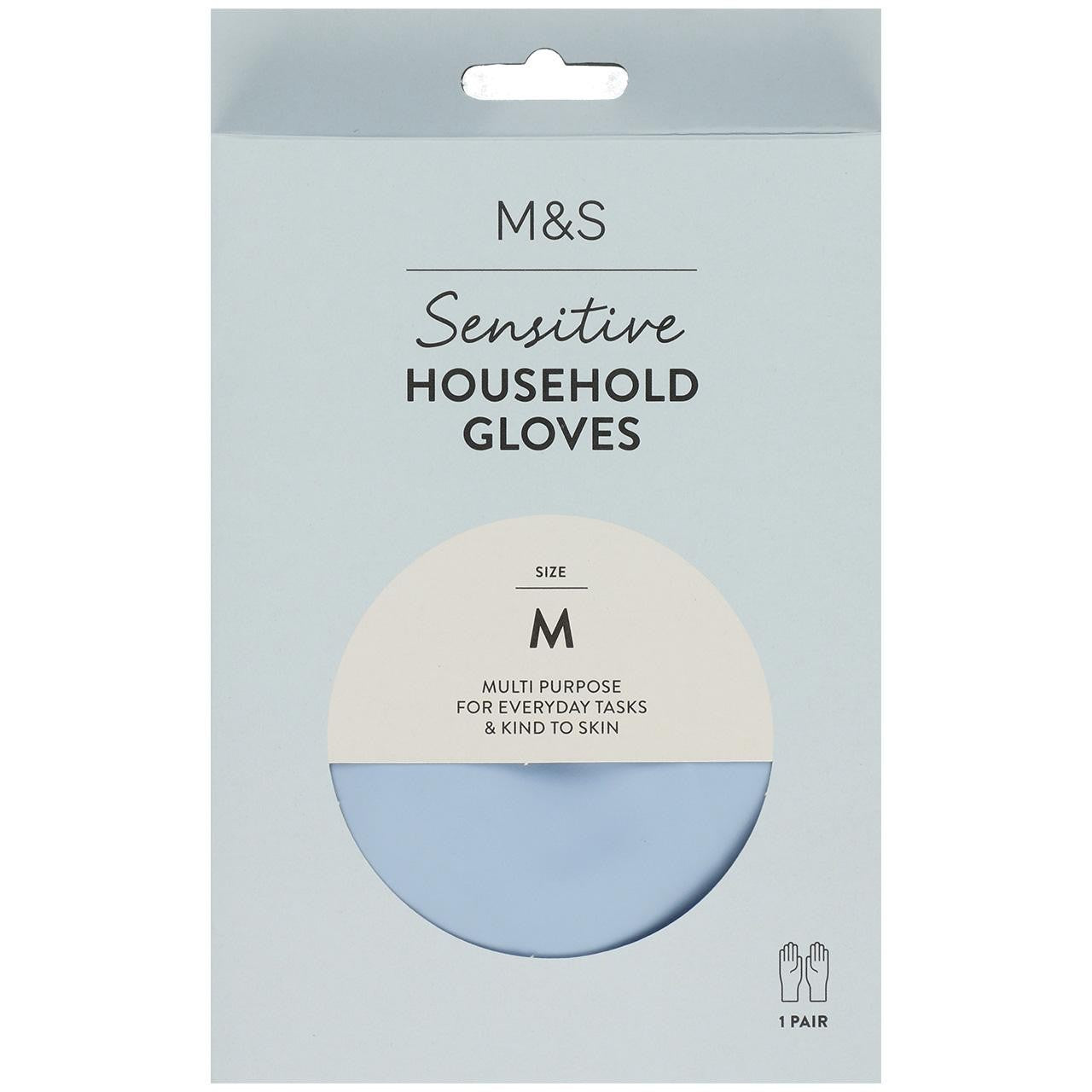 M&S sensitive medium household gloves, imported from the UK