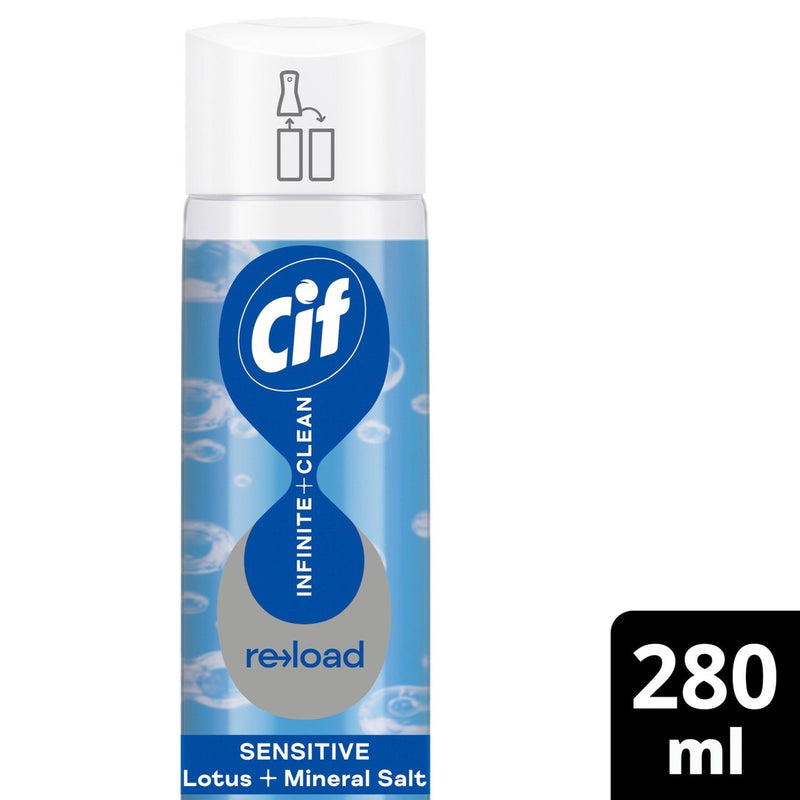 Cif Infinite Clean All in One Sensitive Lotus and Mineral Salts Reload