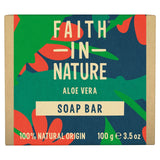 Faith in Nature Aloe Vera Pure Hand Made Soap Bar   100g
