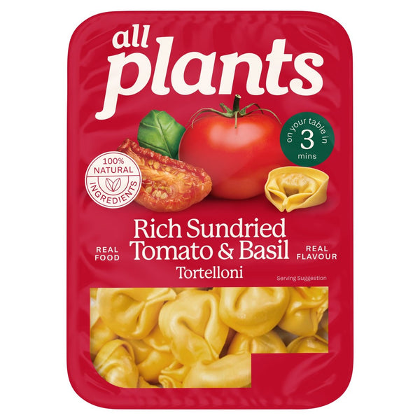 all plants Rich Sun-Dried Tomato & Basil Tortelloni