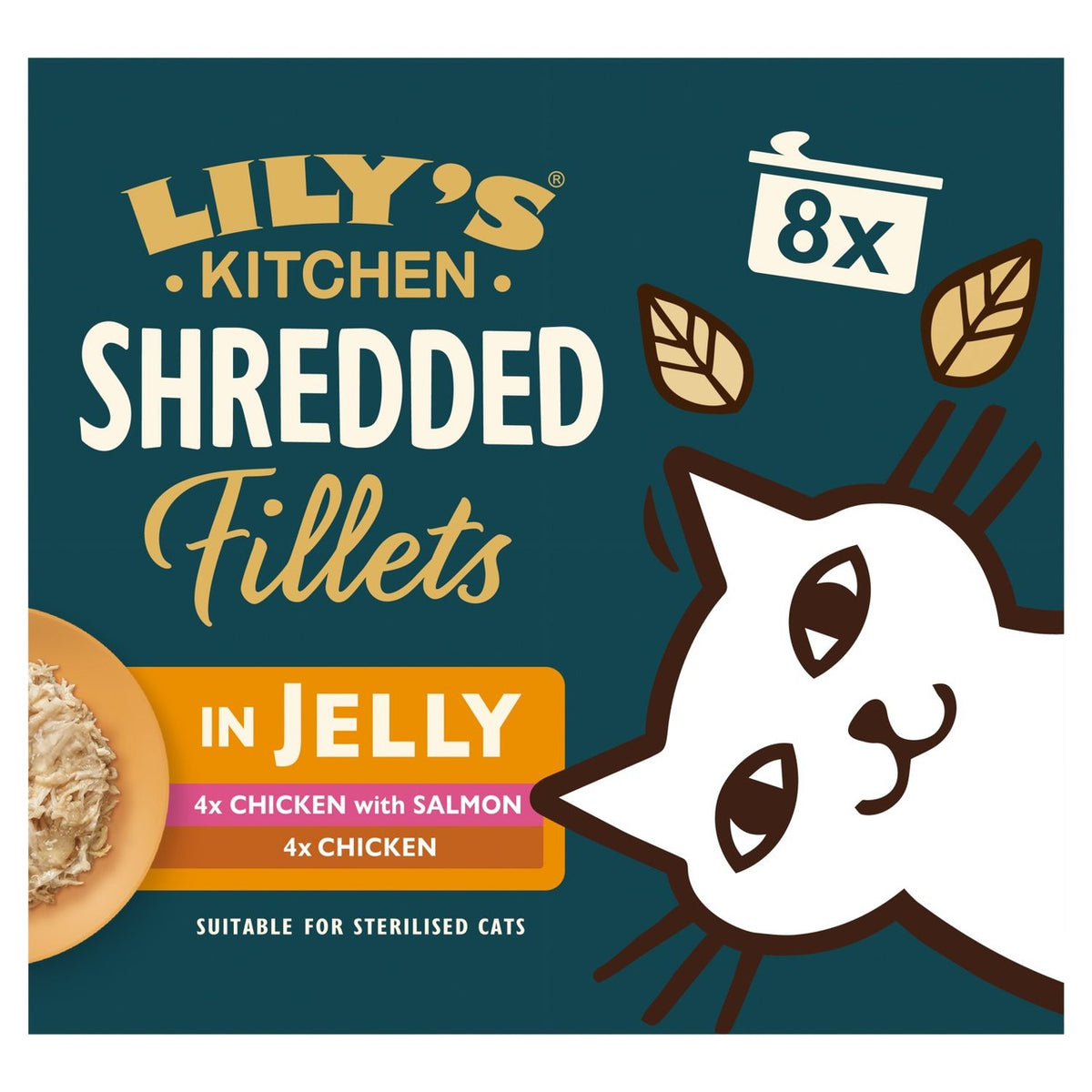 Lily's Kitchen Cat Shredded Fillets in Jelly Multipack