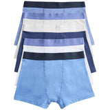 M&S Blue Nautical Trunks, 7-8 Years, Blue Mix