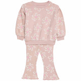 M&S Floral Outfit, 9-12 Months, Pink