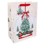 M&S Snow Globe Large Gift Bag