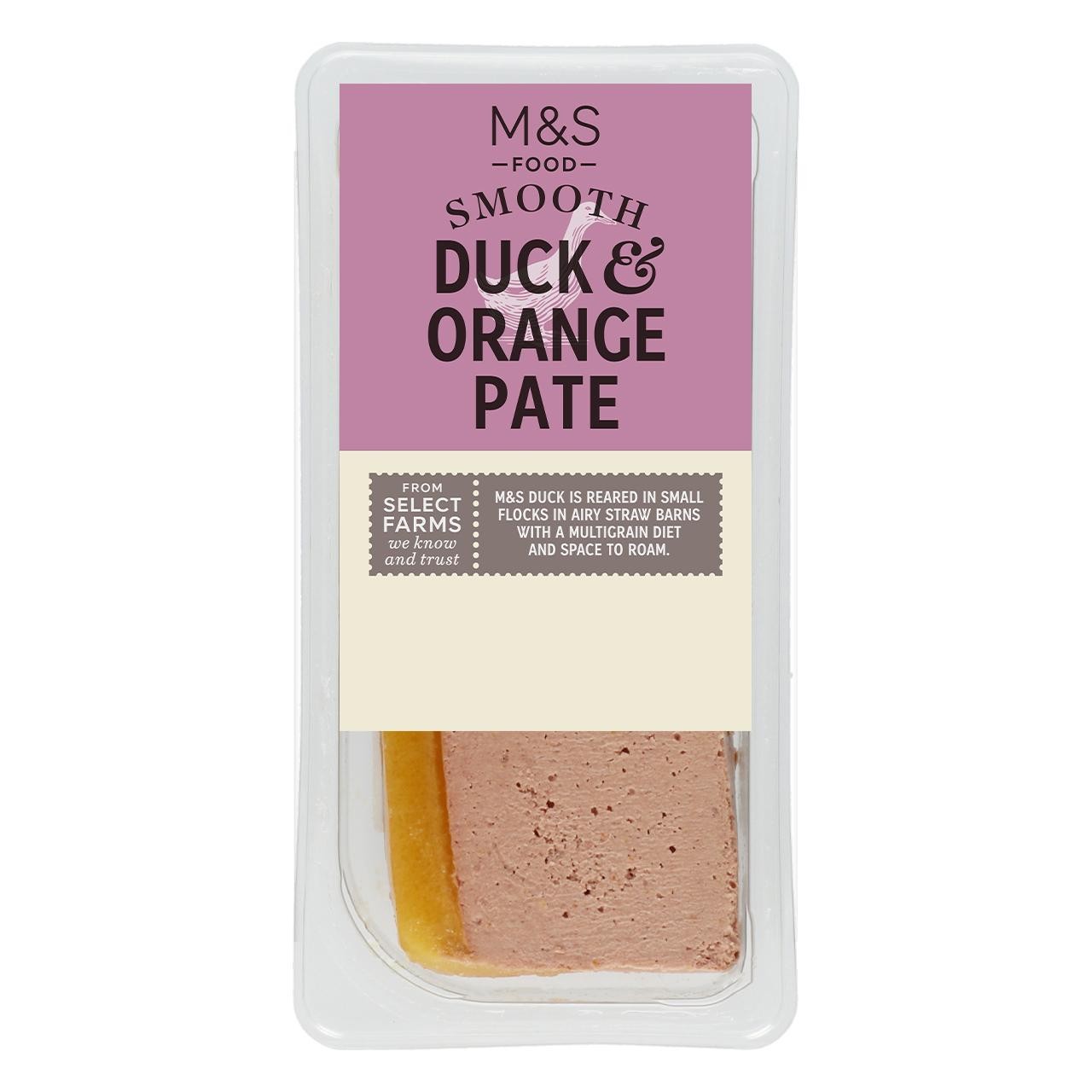 M&S Smooth Duck & Orange Pate