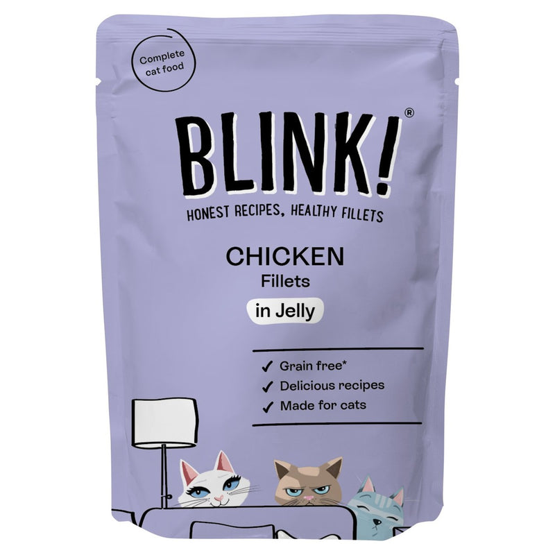 Blink Chicken Fillets Wet Cat Food Pouch