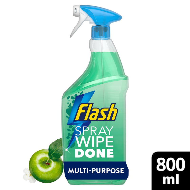 Flash Spray Wipe Done Apple Blossom Cleaning Spray