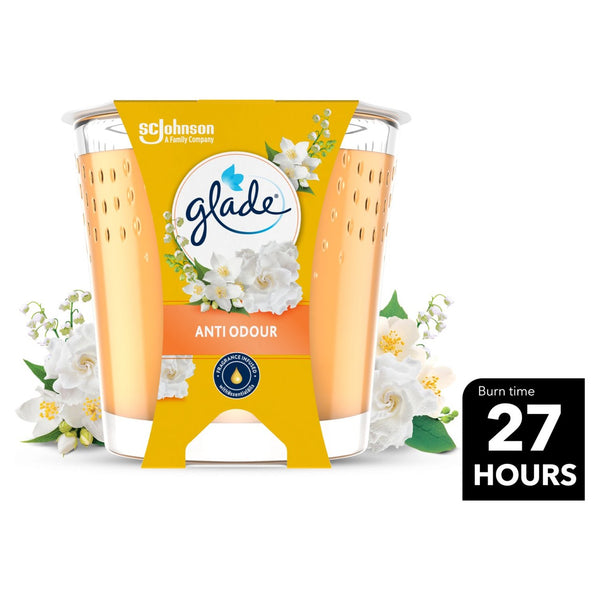 Glade Candle, Small Scented Candle, Anti-Odour