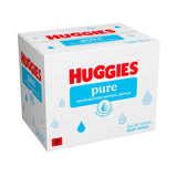 Huggies Pure Baby Wipes Plastic Free 12 Pack