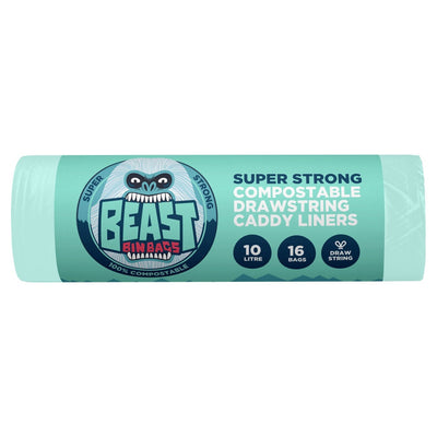M&S BEAST Compostable Drawstring Caddy Liners 10L- Buy online at McGrocer