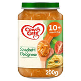 Cow & Gate Spaghetti Bolognese Baby Food Meal Jar 10+ Months