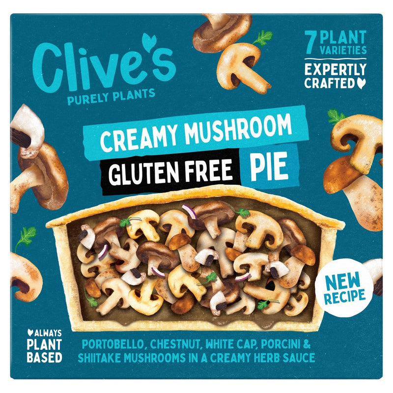 Clive's Creamy Mushroom Gluten Free Pie