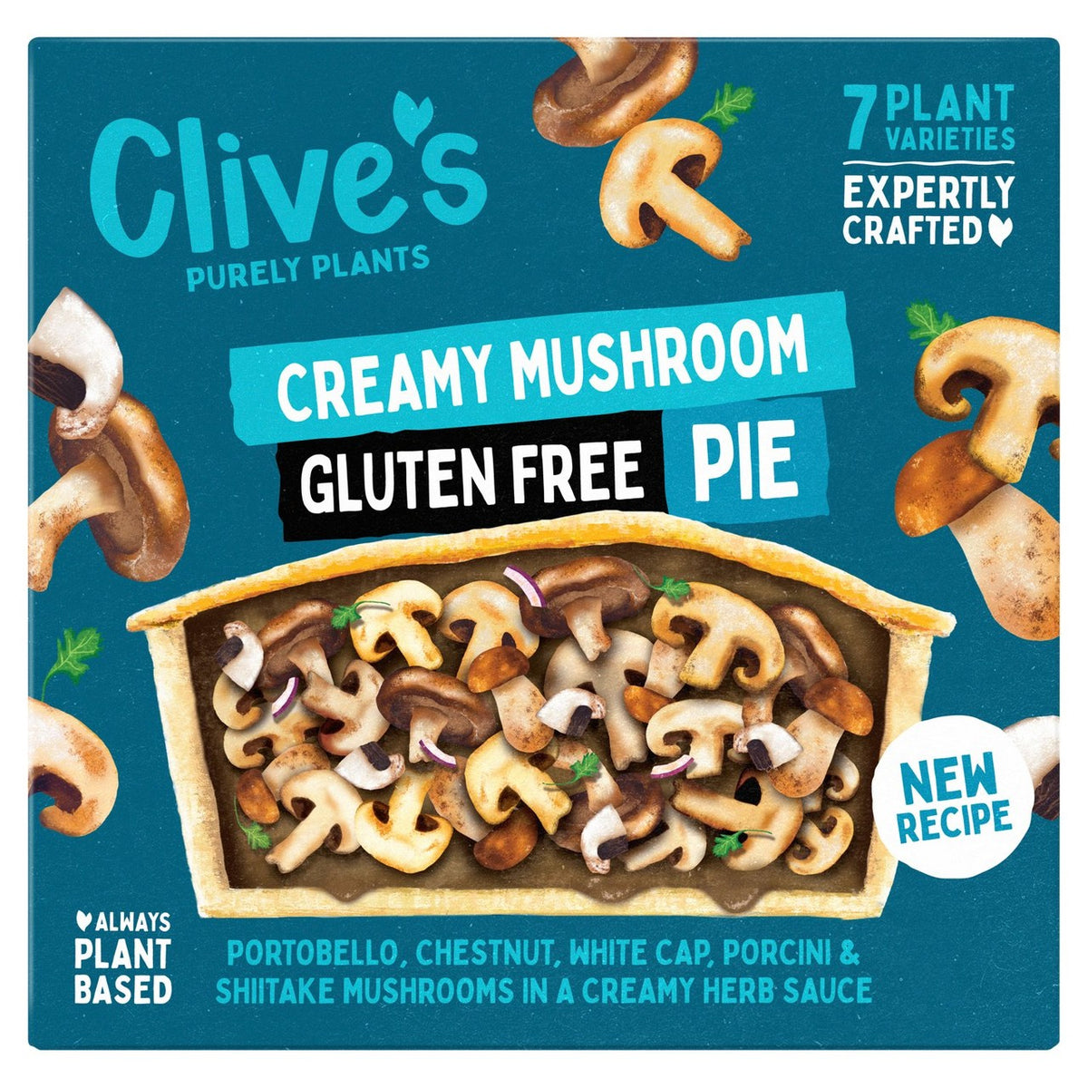 Clive's Creamy Mushroom Gluten Free Pie