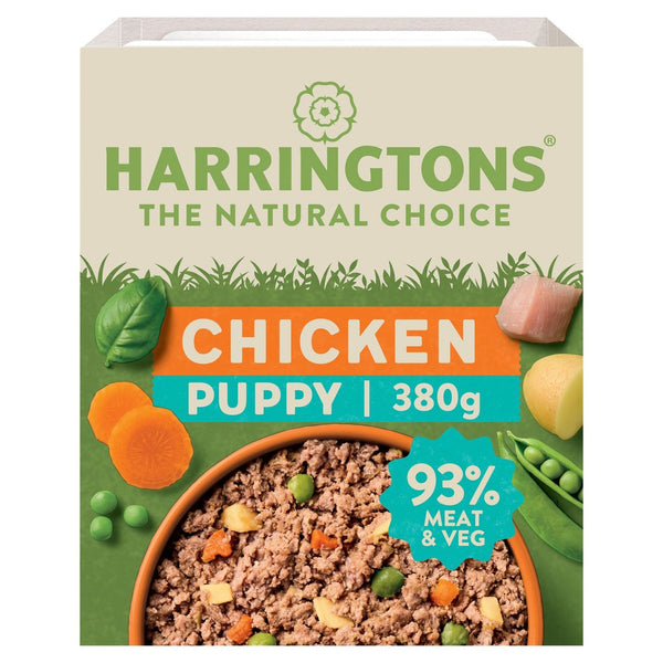 Harringtons Puppy Grain Free Wet Dog Food Tray, Chicken