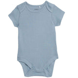 M&S Pure Cotton Bodysuits, 5 Pack, 1 Month, Blue Mix