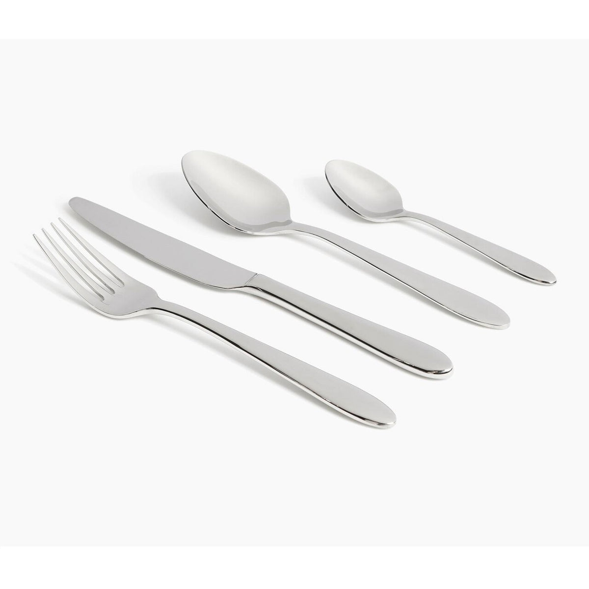 M&S 24 Piece Maxim Cutlery Set, Silver