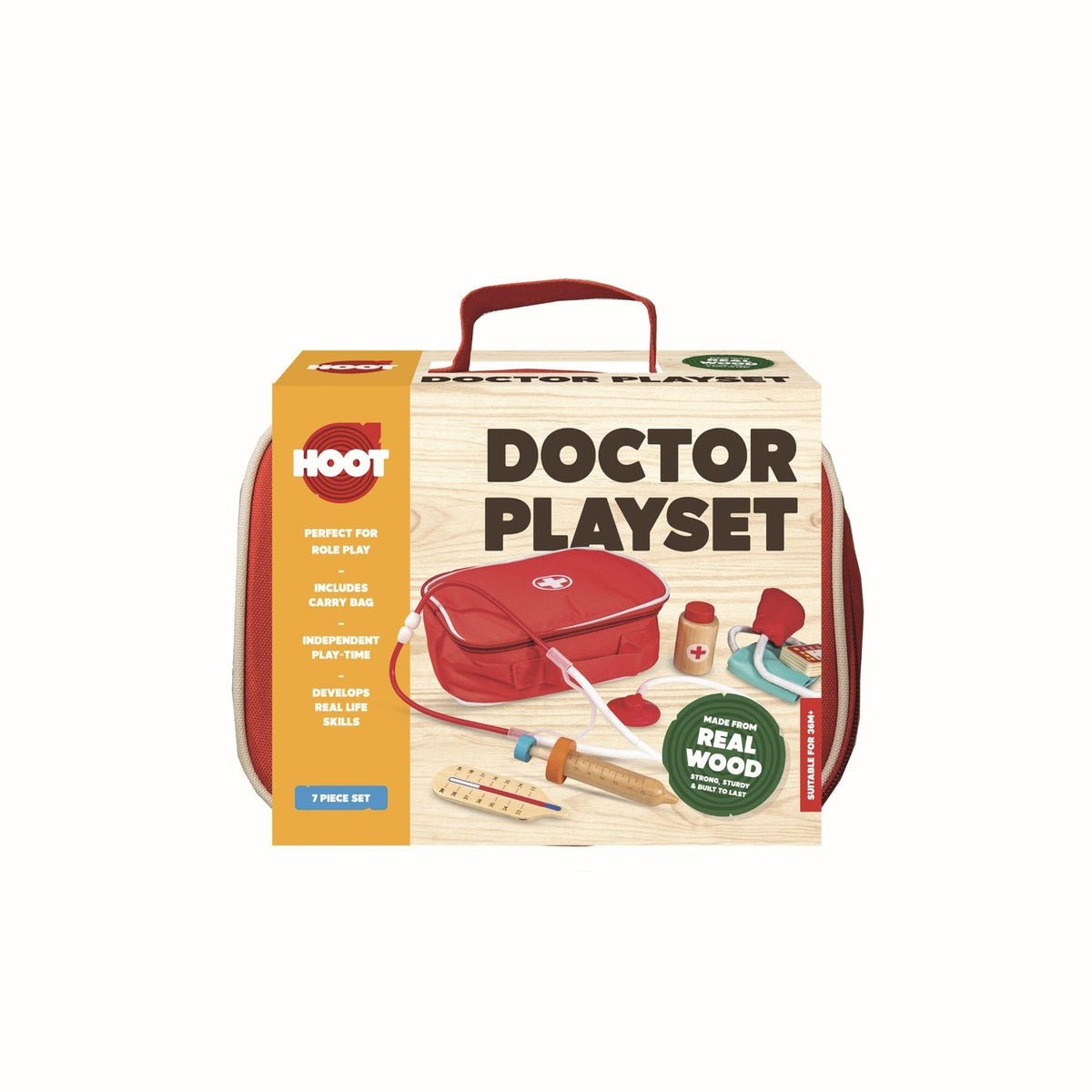 Hoot Wooden Doctor Play Set