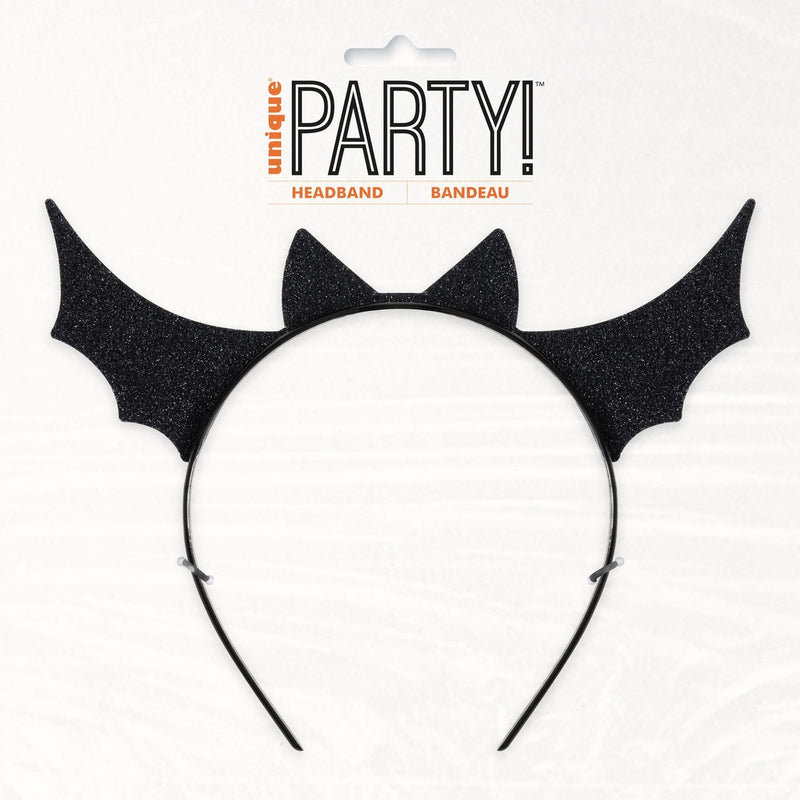Black Bat Halloween Headband