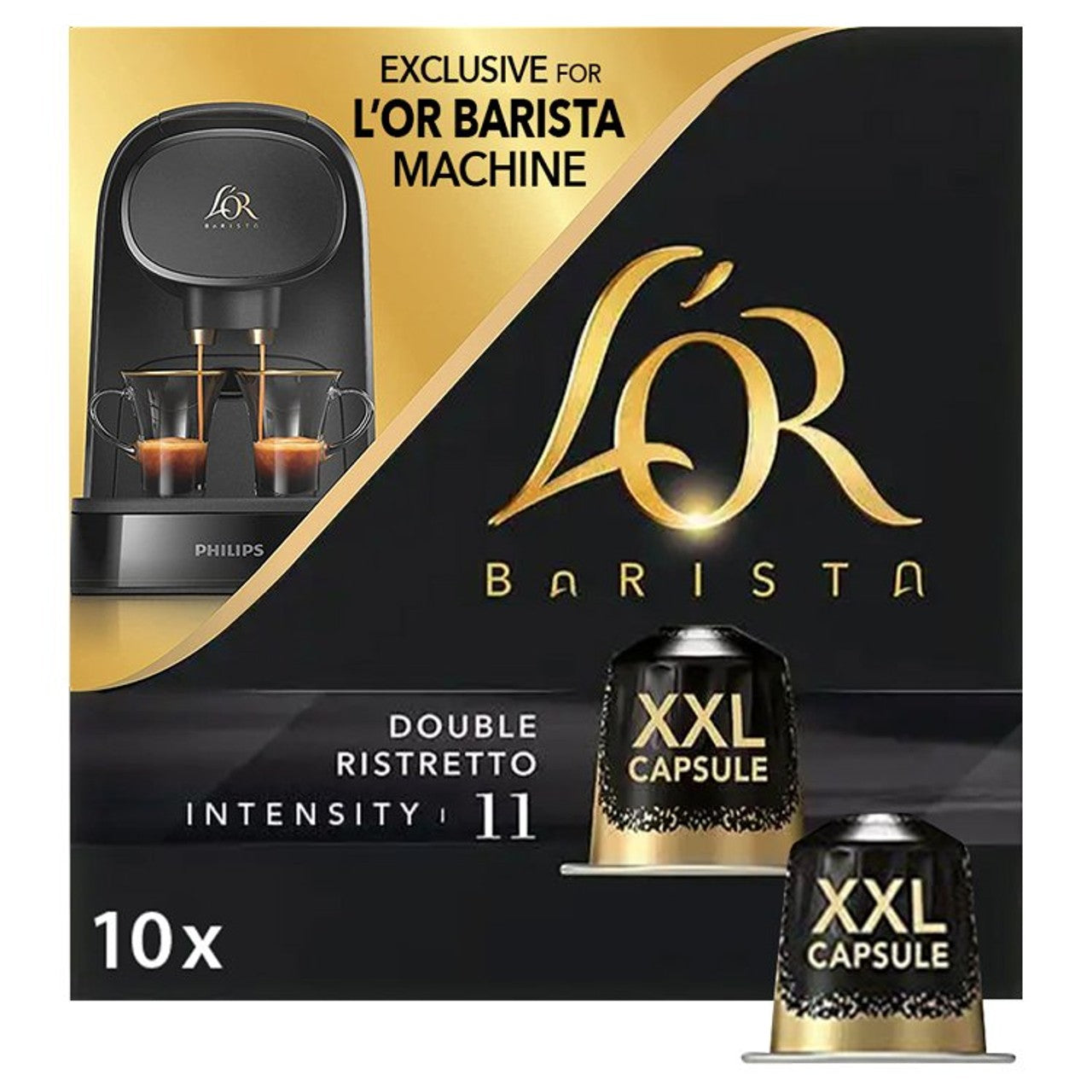 L'OR BARISTA Double Ristretto XXL Coffee Pods Intensity 11