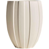 M&S X Kelly Hoppen Wide Stripe Ceramic Vase, Neutral