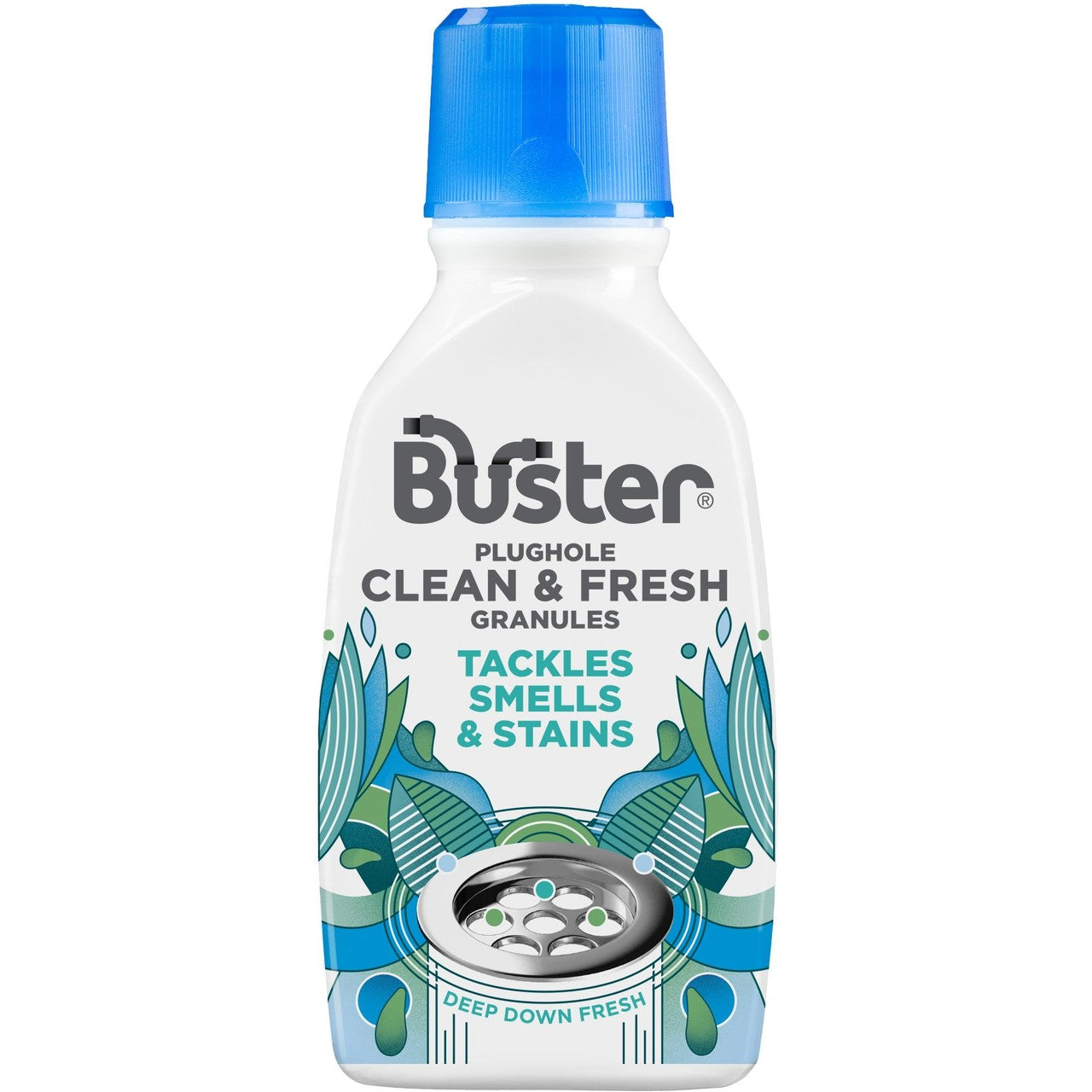 Buster Plughole Sanitiser Foaming Granules 300g