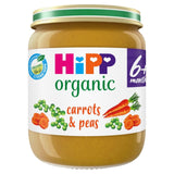 HiPP Organic Carrots & Peas Baby Food Jar 6+months