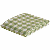 M&S Gingham Wipe Clean Tablecloth, Green Mix