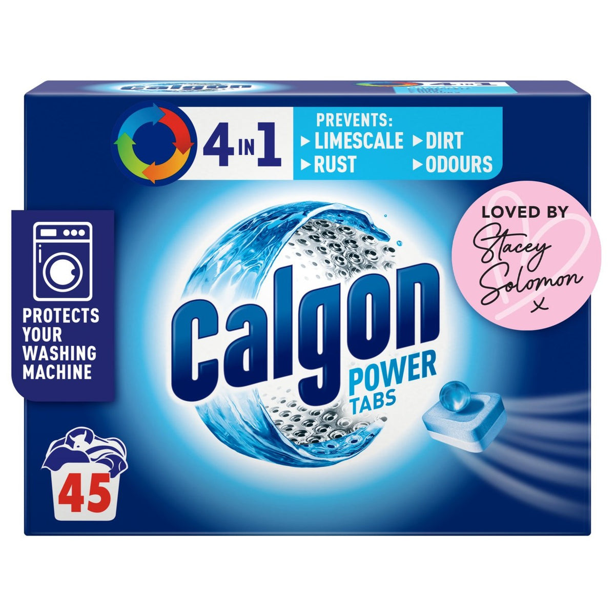 Calgon 4-in-1 Washing Machine Water Softener Tablets 45 per pack