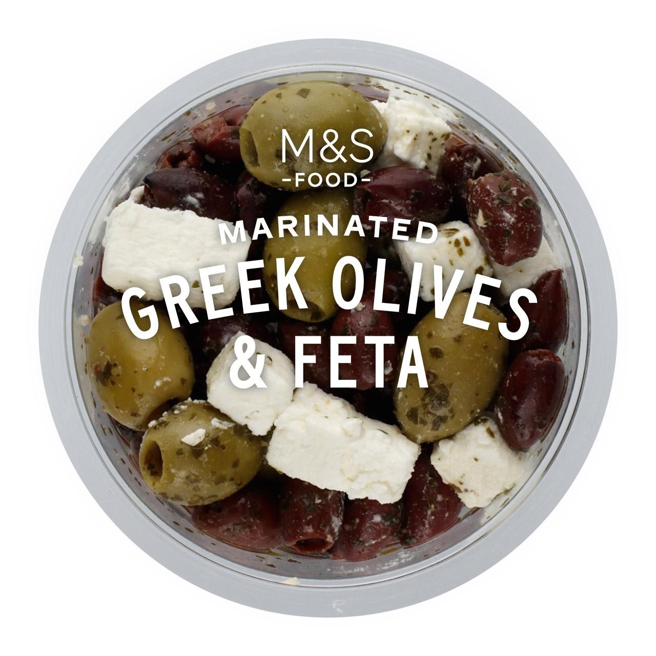 M&S Halkidiki Kalamata Olives & Feta 180g