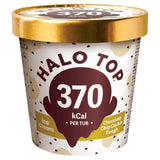 Halo Top chocolate chip cookie dough low calorie ice cream 460ml tub, UK version