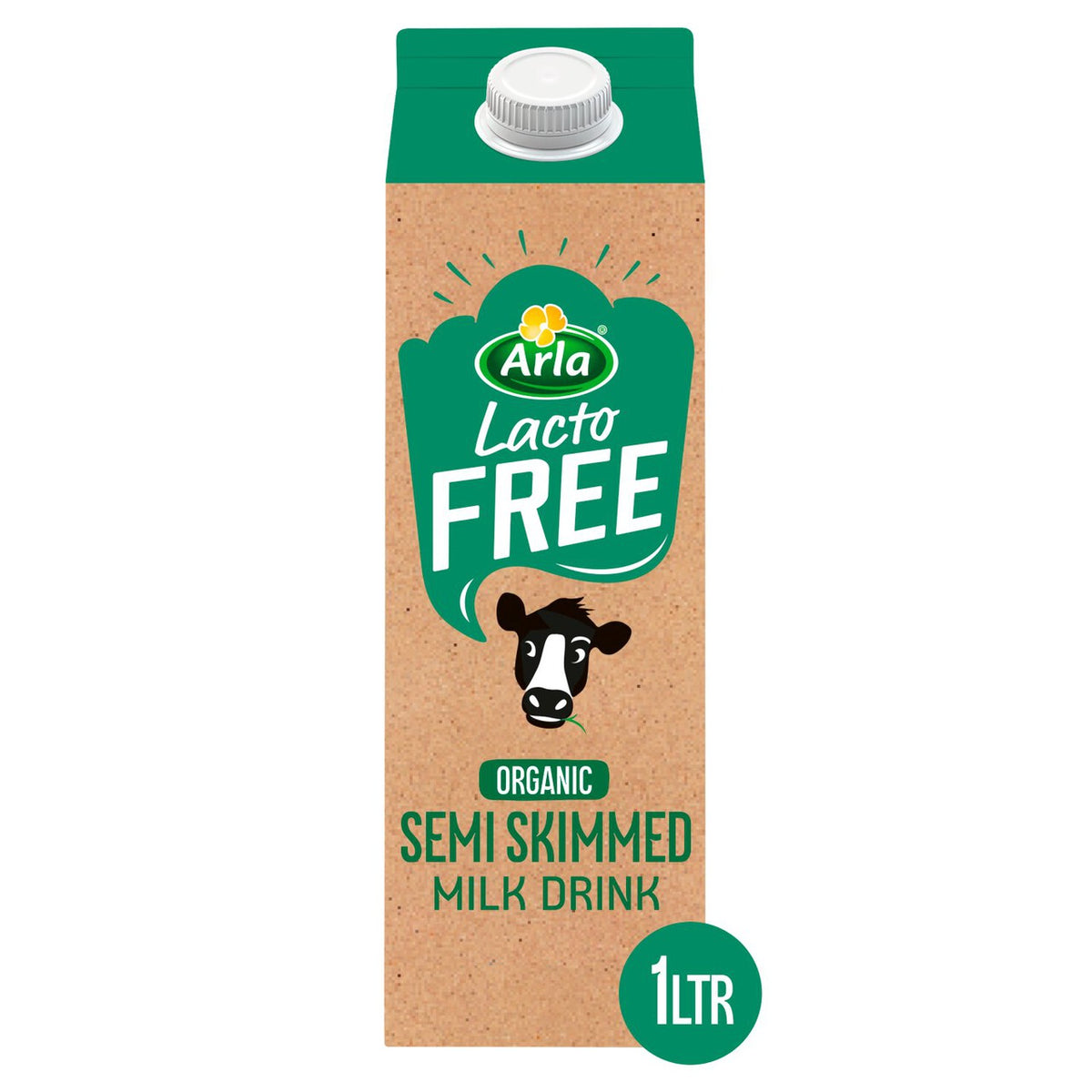 Arla LactoFREE Organic Semi Skimmed Milk Drink    1L