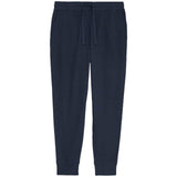 M&S Mens Pure Cotton Waffle Loungewear Bottoms, M , Navy,