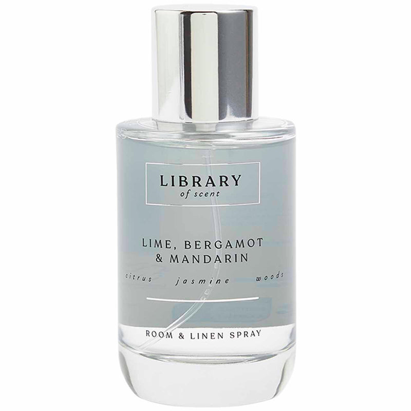 M&S Library of Scent Lime, Bergamot & Mandarin Room Spray, White