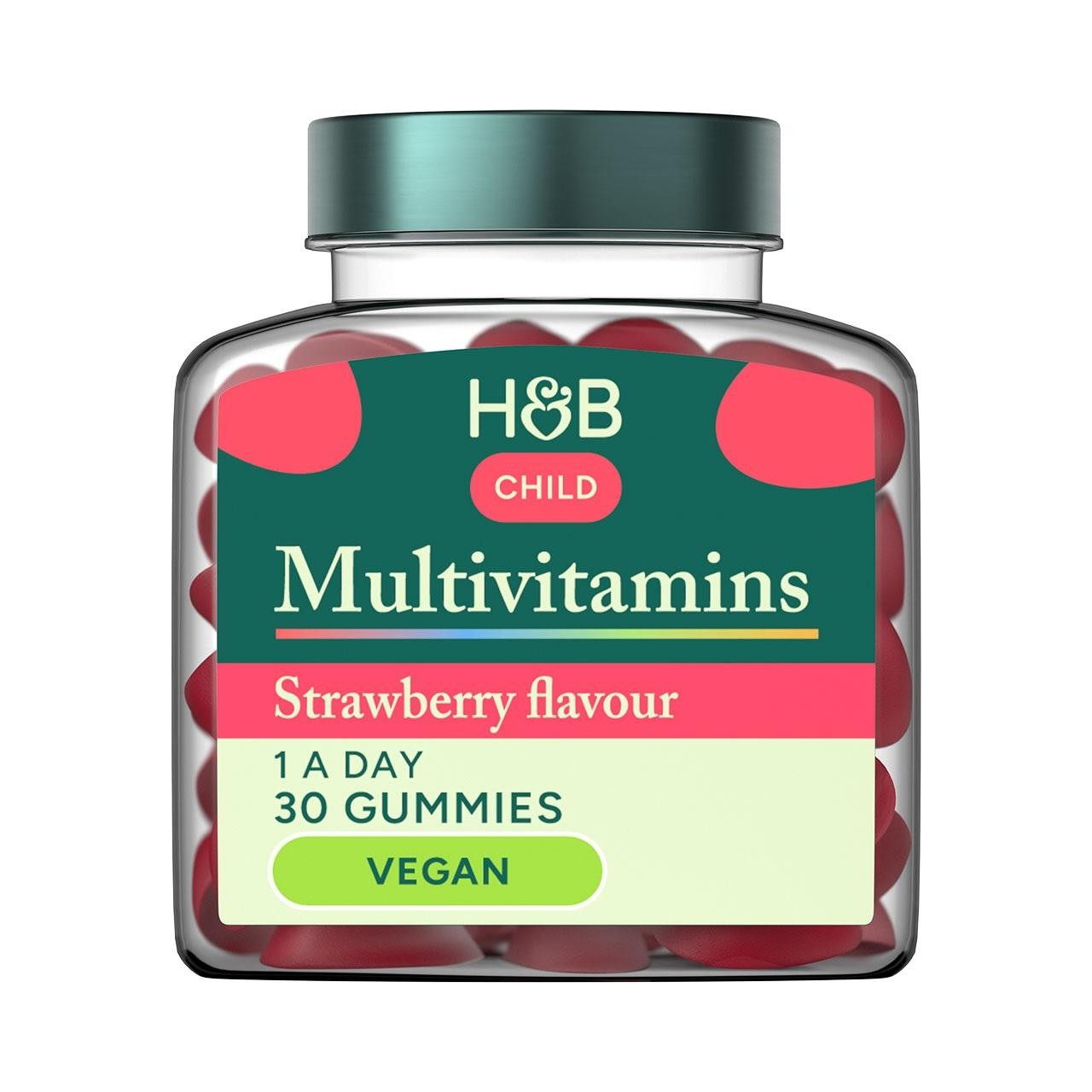 Holland & Barrett Child Multivitamin Gummies Strawberry