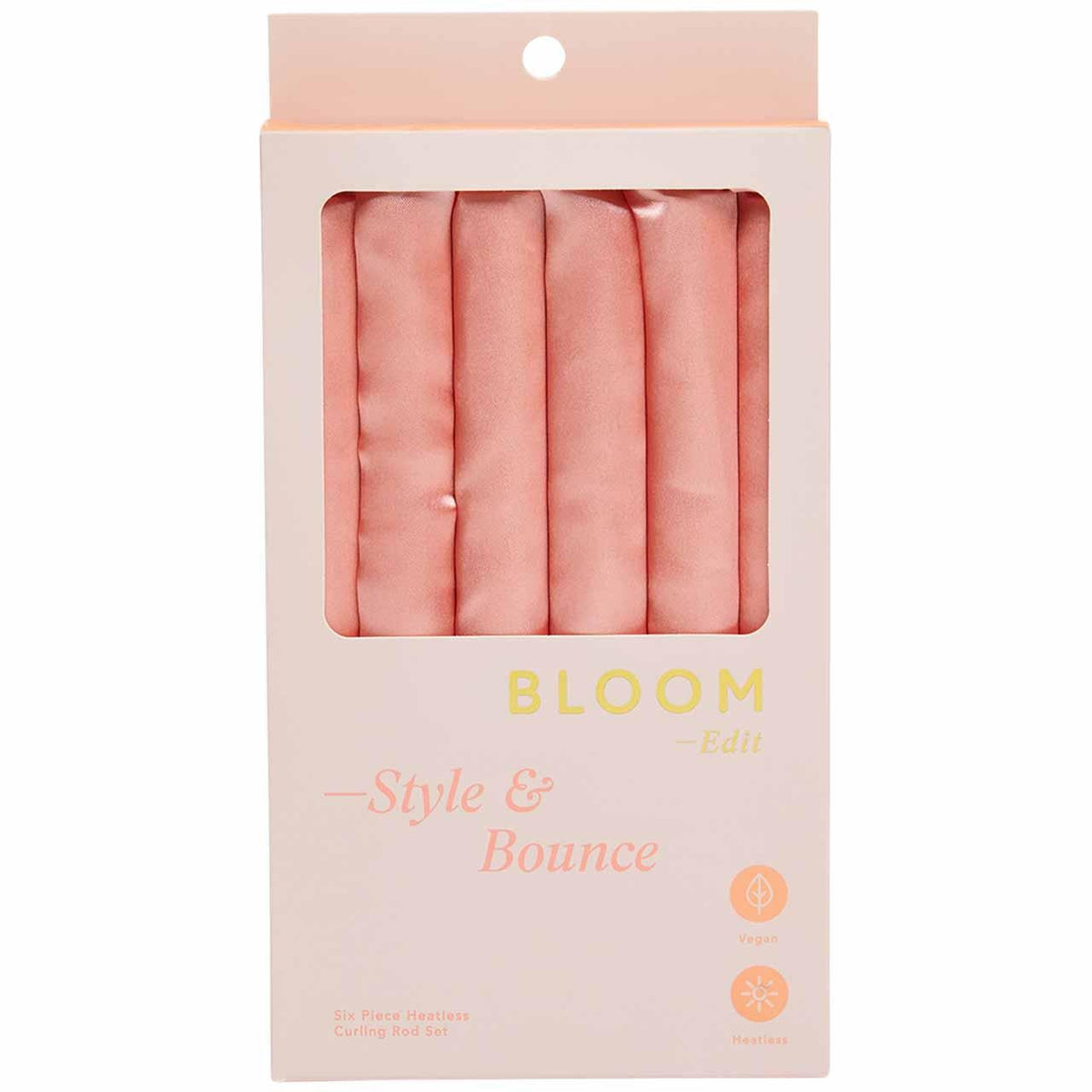 M&S Bloom Accessories Six Piece Heatless Curling Rod Set